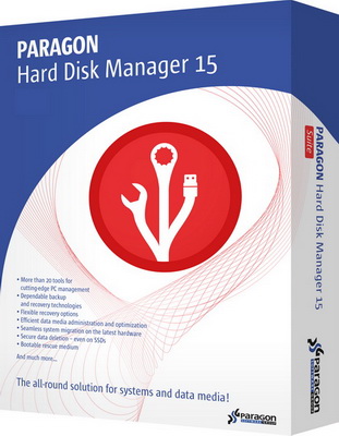 Ключ Paragon Hard Disk Manager 15 Professional