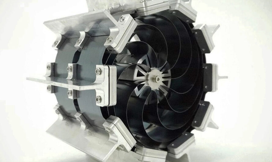 Спиральное колесо для ровера раздувается с 9 до 20 дюймов и выдерживает огонь